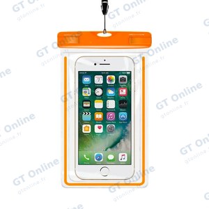 Pochette de Protection Étanche pour Smartphone Orange