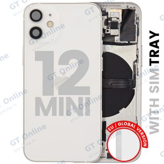 Châssis pour Apple iPhone 12 Mini (version EU, origine d'occasion — grade B, blanc)