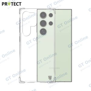 Pack de 10 Coques Silicone Renforcée PROTECT pour Samsung Galaxy S24 Ultra 5G S928 Bulk Transparent
