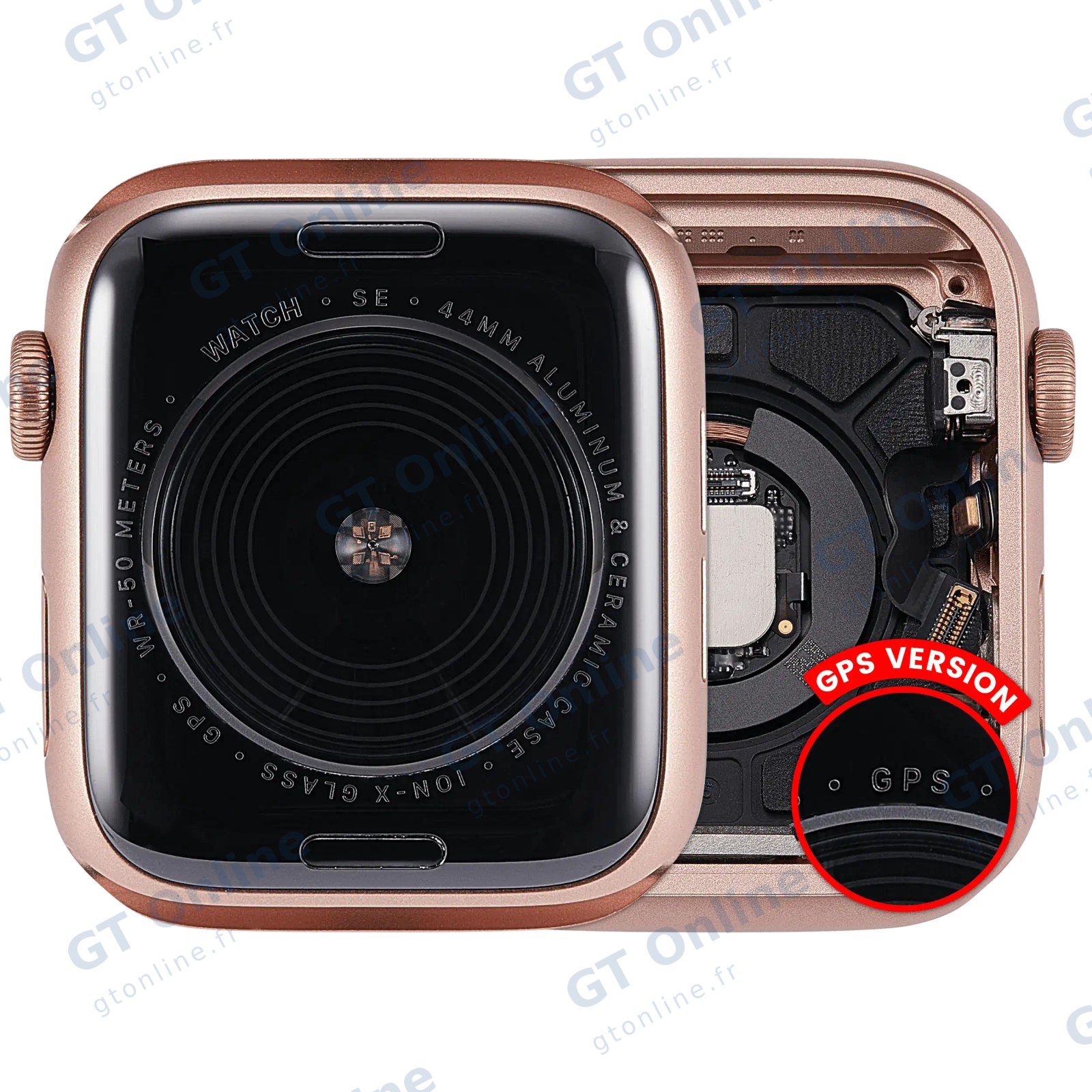 Châssis pour Apple Watch Series SE 1st (44MM) (origine d'occasion — grade A, version GPS, Aluminum / Gold)