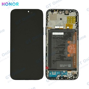Bloc Écran Complet avec Châssis et Batterie Original Honor X8b 0235AHGD H0235AHGD Noir Minuit