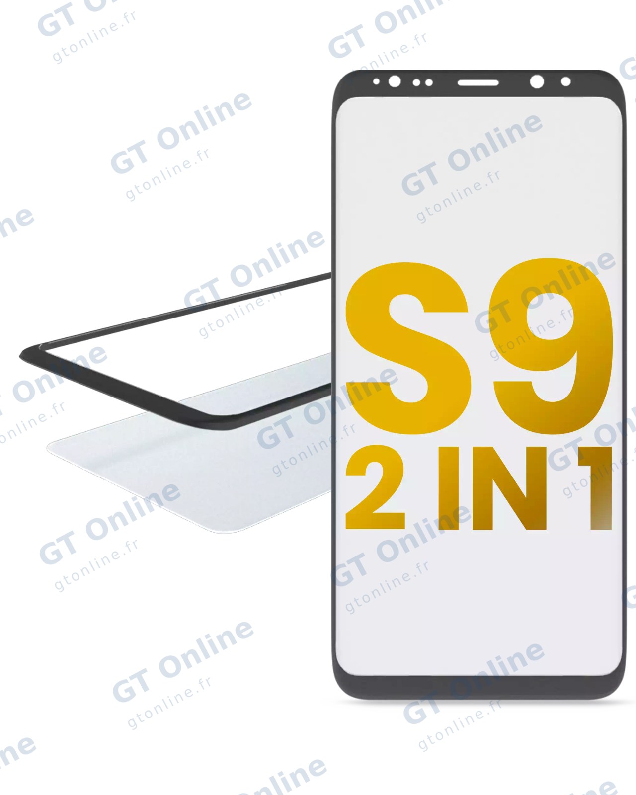 Vitre d’écran avec OCA pour Samsung Galaxy S9