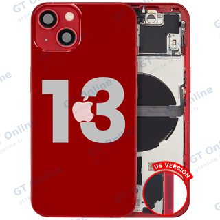 Châssis pour Apple iPhone 13 (version US, origine d'occasion — grade B, rouge) — réf. 107082111030