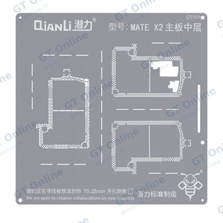 Pochoir de rebillage Qianli Bumblebee QS159 pour Huawei Mate X2 (couche intermédiaire de carte mère)