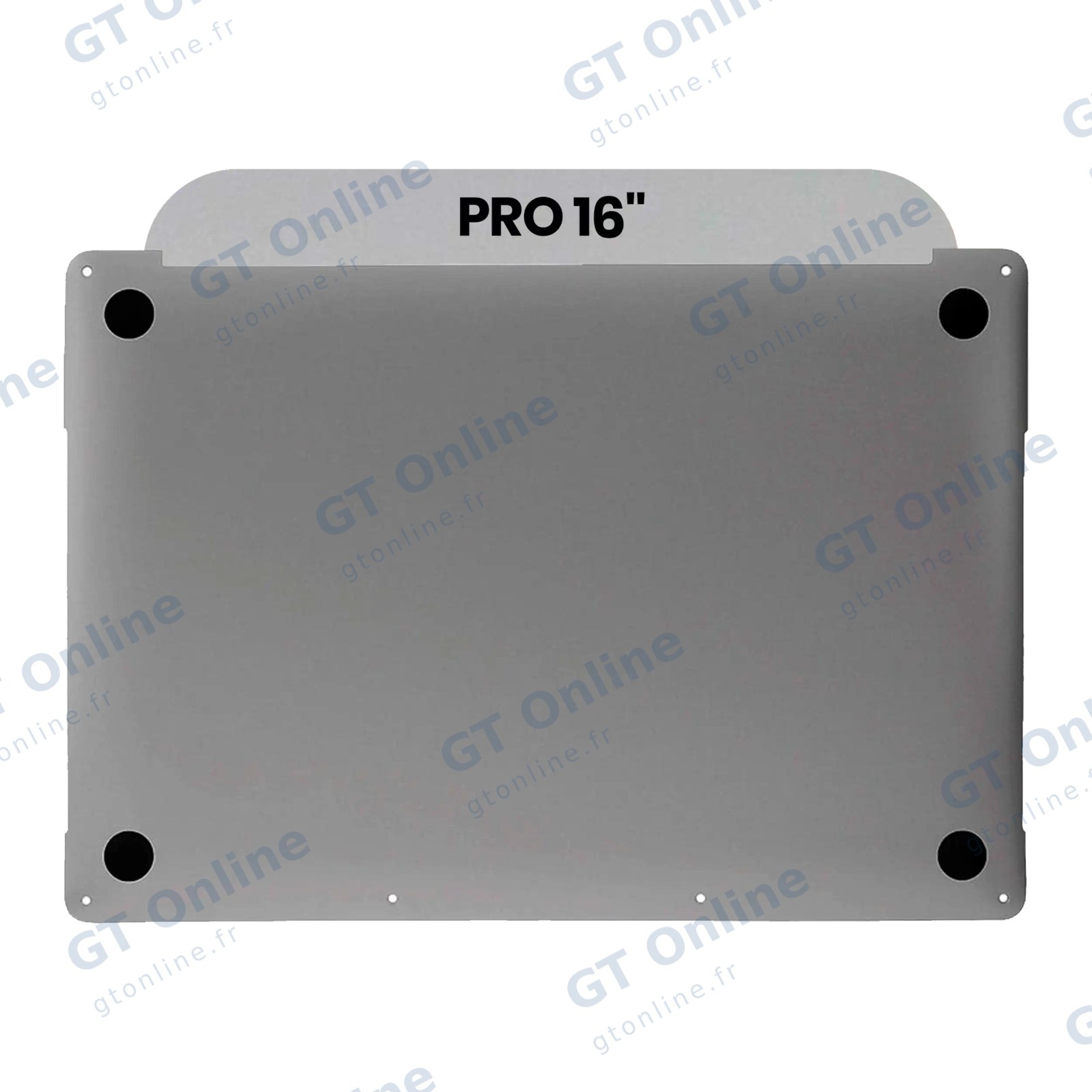 Coque inférieure pour Apple MacBook Pro 16" A2485 (2021) (M1 Pro / M1 Max) (origine neuve, gris sidéral)
