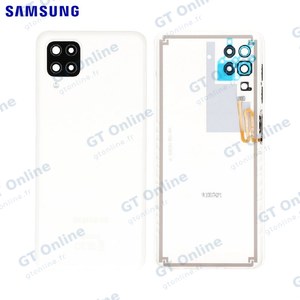 Cache Arrière Original Samsung Galaxy A12 Nacho A127 GH82-26514B Blanc