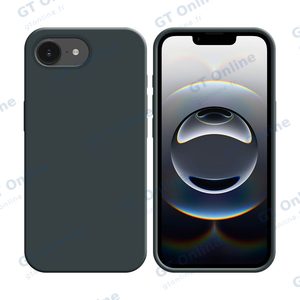 Coque Silicone Compatible pour Apple iPhone 16e (#18) Noir