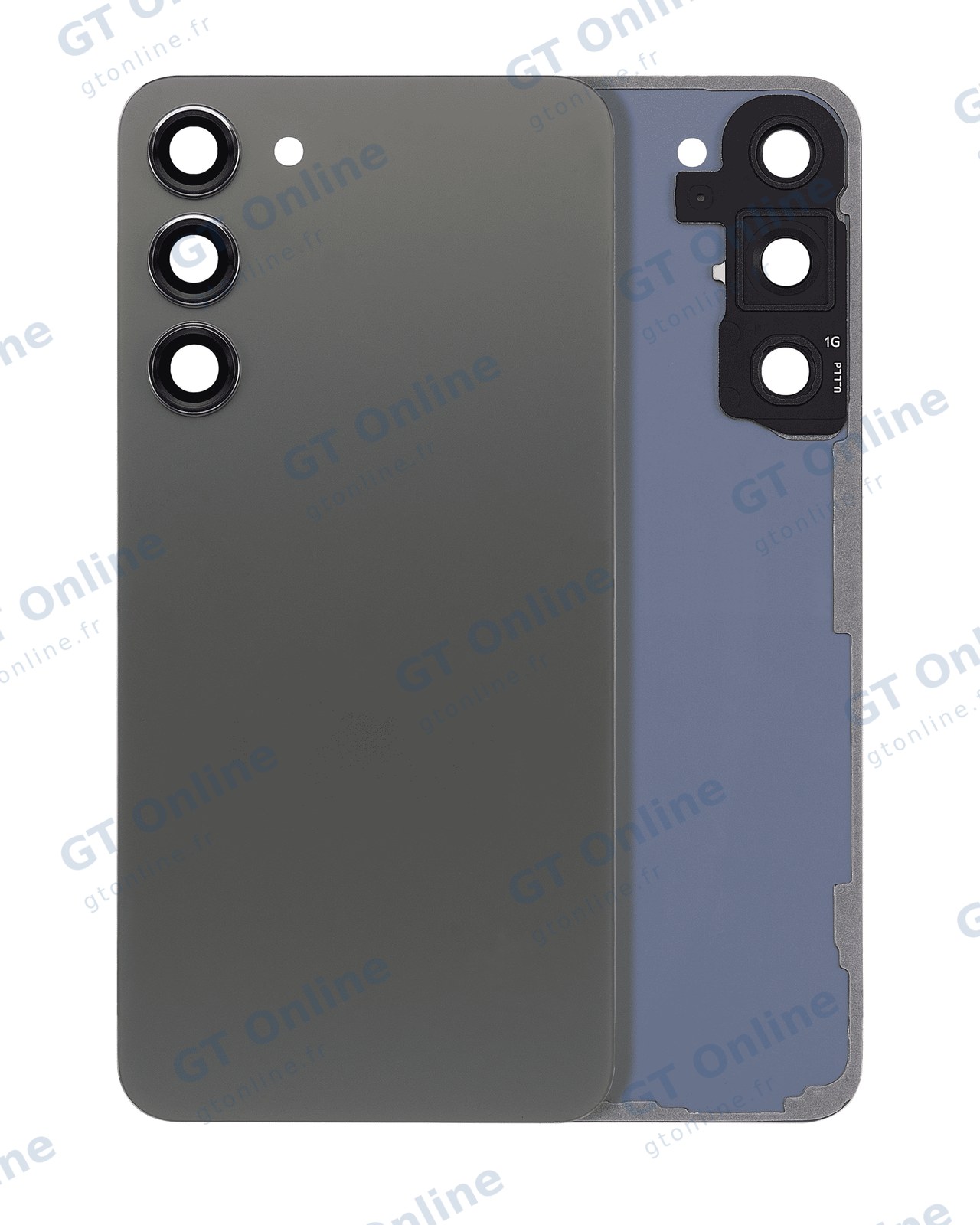 Vitre arrière pour Samsung Galaxy S23 Plus 5G (sans logo, compatible premium, vert)