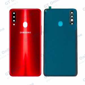 Cache Arrière Premium Samsung Galaxy A20S A207 Rouge