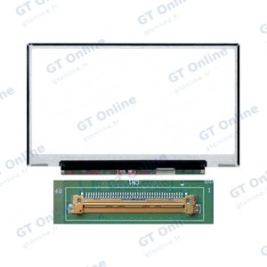 Dalle Ordinateur Portable 13.3" Slim HD (1366x768) LCD 60Hz, 40pin Droite 25mm, sans Fixations ~306mm