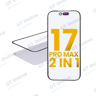 Vitre d’écran avec OCA pour Apple iPhone 17 Pro Max (lot de 2, OCA Master)