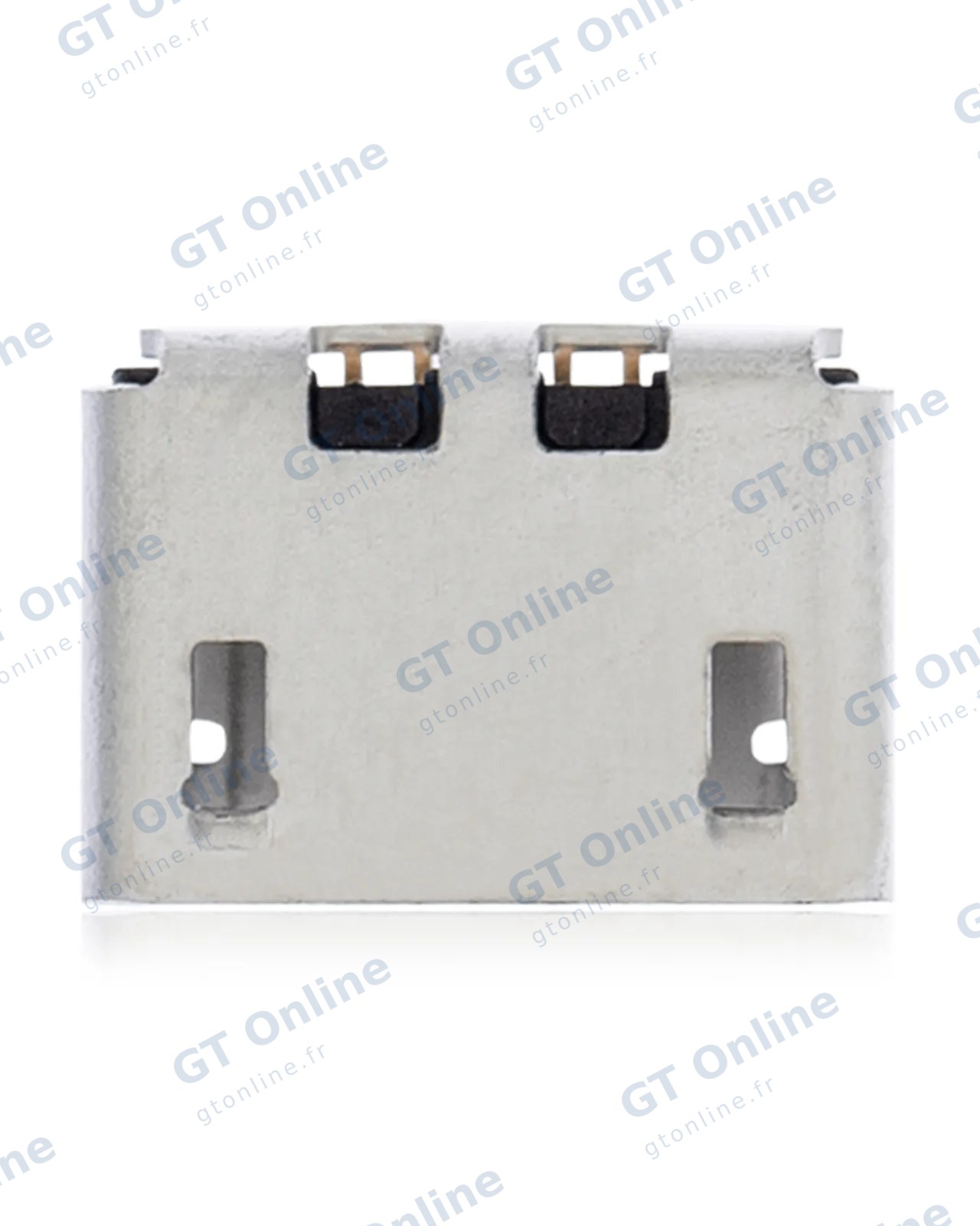 Connecteur de charge à souder — format Micro B, 5 broches, 4 points de fixation (C129)