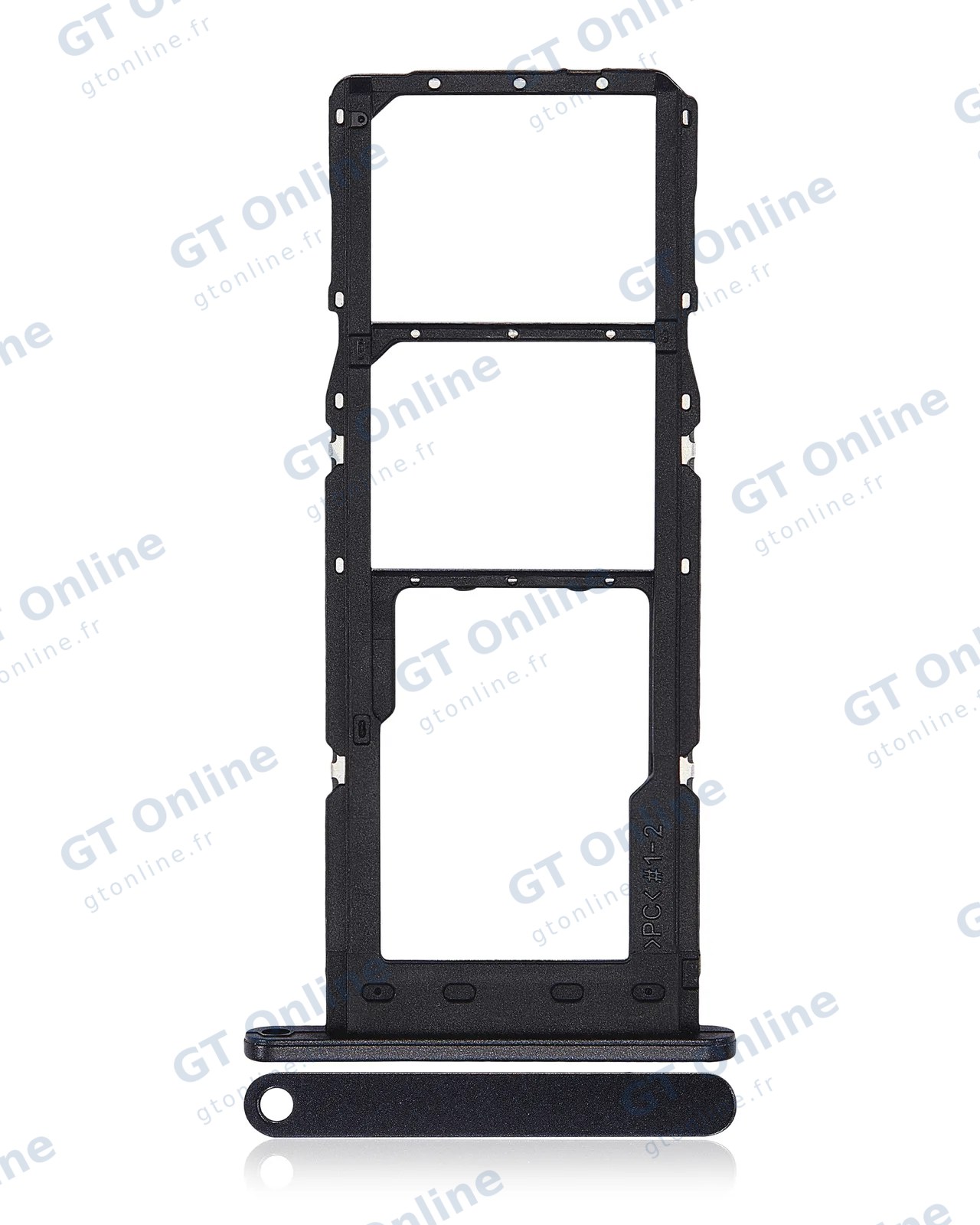 Tiroir SIM pour Samsung Galaxy A24 4G (A245 / 2023) (noir)