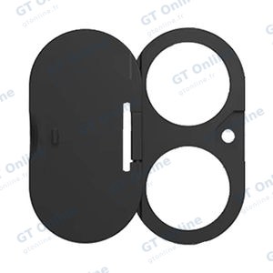 Protection Lentille avec Cache Camera Apple iPhone 16/iPhone 16 Plus Noir