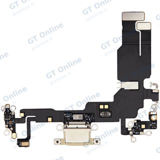 Dock de charge pour Apple iPhone 15 (origine d'occasion, jaune)