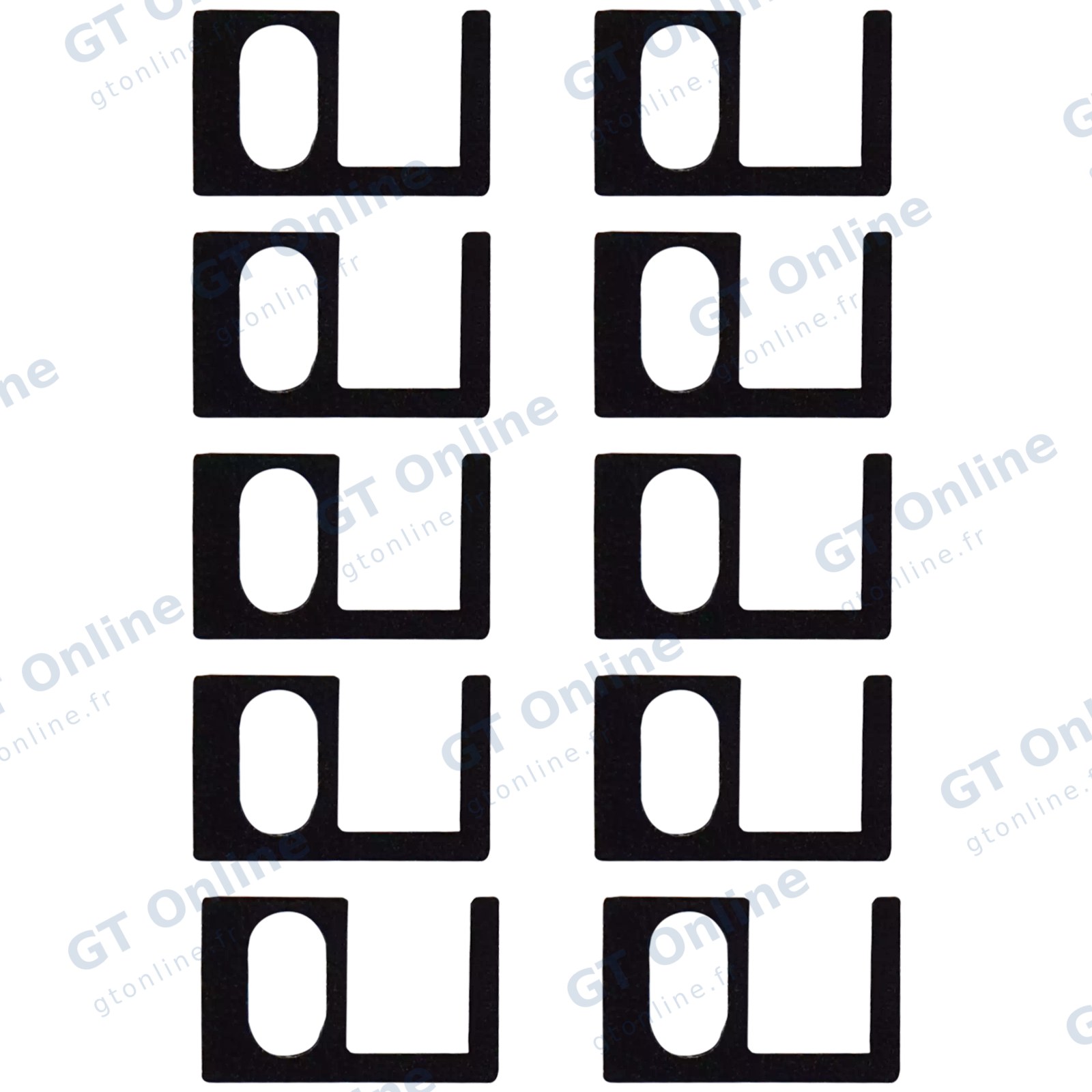 Coussinet de capteur de proximité avec adhésif pour Apple iPhone 12 Series (lot de 10)