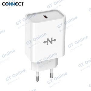Chargeur Secteur USB-C CONNECT MC-CBC25W3 25W Blanc