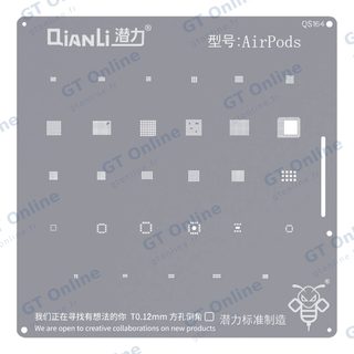 Pochoir de rebillage Qianli Bumblebee QS164 pour AirPods