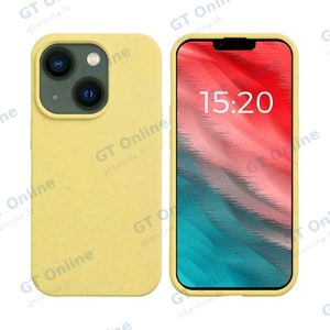 Coque Bambou Biodégradable PROTECT pour Apple iPhone 13 (#2) Jaune