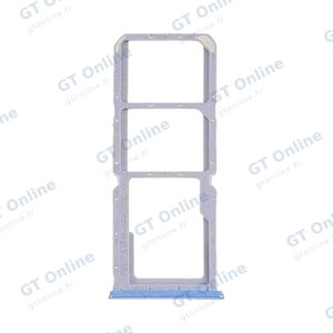 Tiroir Sim Premium OPPO A16 4G/A54s/A16s Bleu Perle