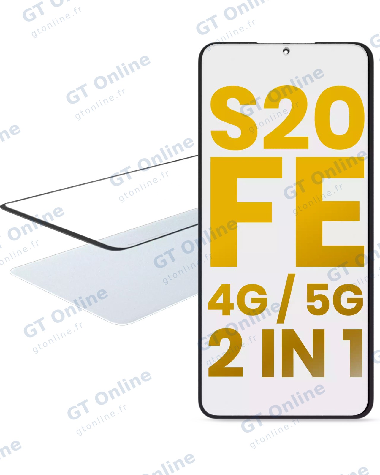 Vitre d’écran avec OCA pour Samsung Galaxy S20 FE 4G / 5G