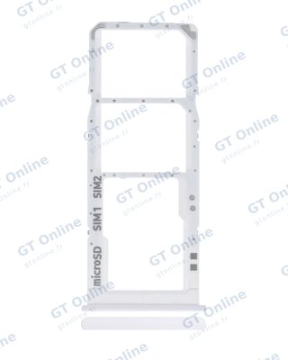Tiroir SIM pour Samsung Galaxy A30S (A307 / 2019) (blanc)