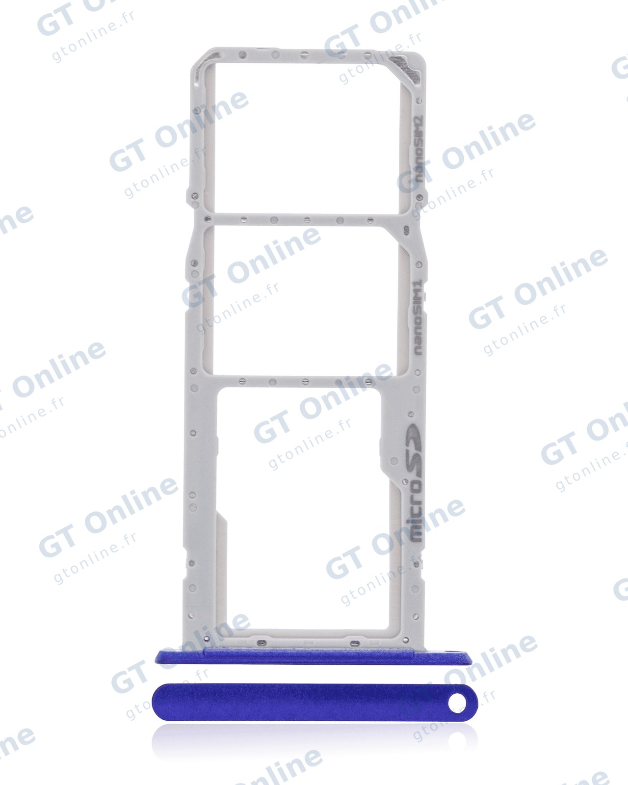 Tiroir SIM pour LG K22 (2020) (bleu)