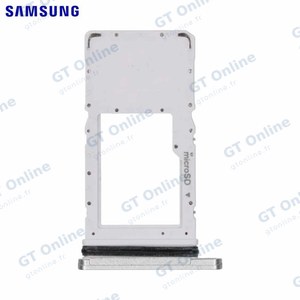 Tiroir SIM Original Samsung Galaxy Tab A7 Wi-Fi T500 GH81-19669A Argent Métallique