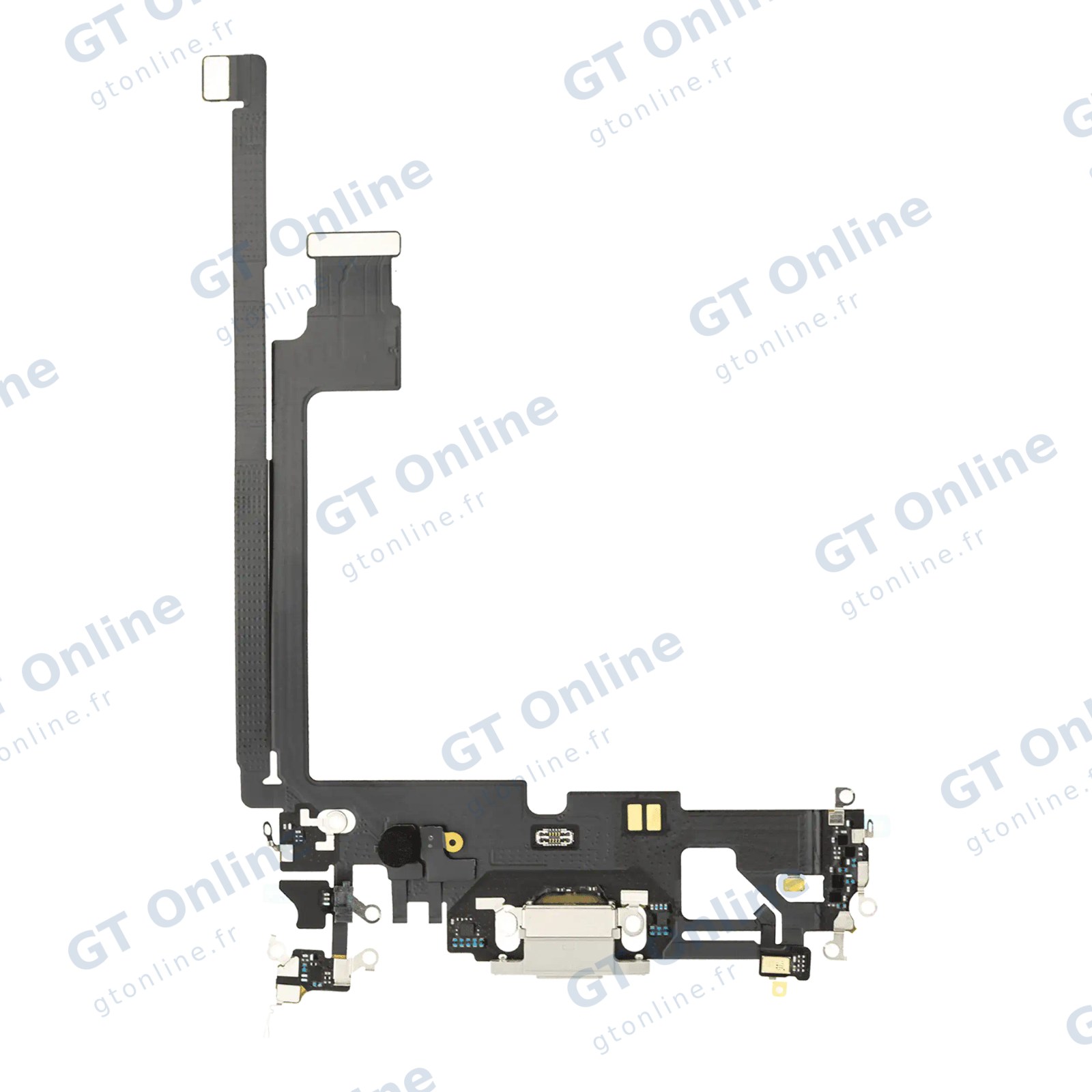 Dock de charge pour Apple iPhone 12 Pro Max (origine d'occasion, argent) — Nappe de connecteur de charge
