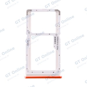 Tiroir Sim Premium Xiaomi Redmi Note 8 Pro Orange Corail