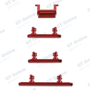 Kit Bouton Apple iPhone XR Rouge