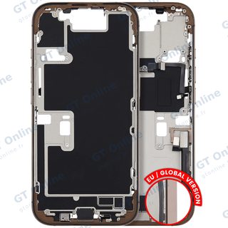 Châssis pour Apple iPhone 16 Pro (version EU, origine d'occasion — grade A, titane sable)
