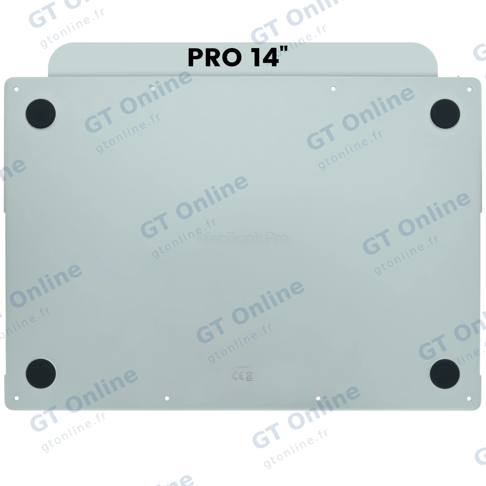 Coque inférieure pour Apple MacBook Pro 14" A3427 (2026) (M5 Max) (origine, argent)