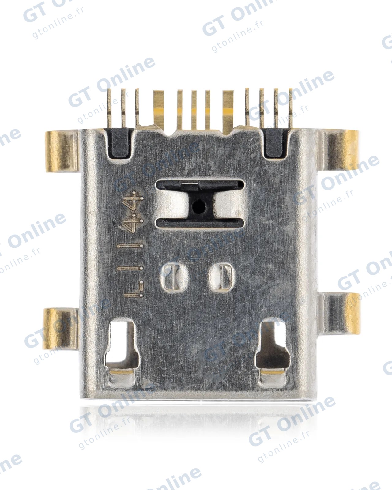 Connecteur de charge à souder — format Micro A, 12 broches, 4 points de fixation (C232)