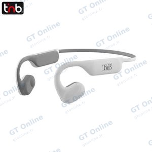 Écouteurs Bluetooth T'nb avec Tour de Cou Ergonomique EBENERGYR Blanc