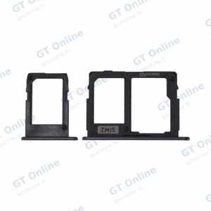 Tiroir Sim Premium Samsung Galaxy J3 2017 J330 Noir