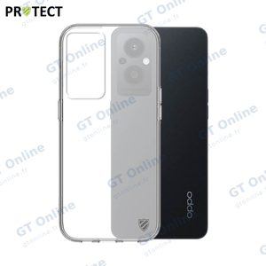 Coque Silicone PROTECT pour OPPO Reno 8 Lite 5G Transparent