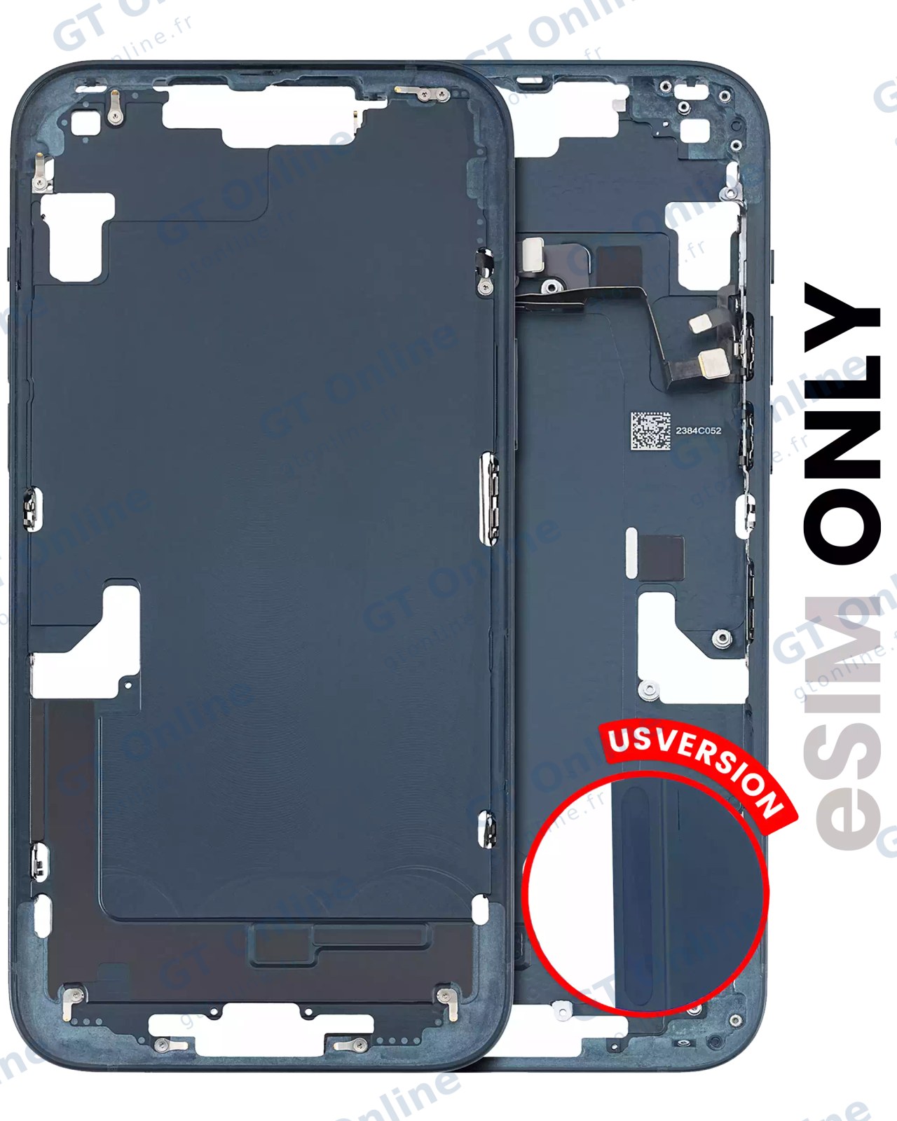 Châssis pour Apple iPhone 14 Plus (version US, origine d'occasion — grade B, minuit)