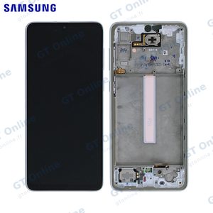 Écran Tactile Original Samsung Galaxy A33 5G A336 GH82-28143B GH82-28144B Blanc