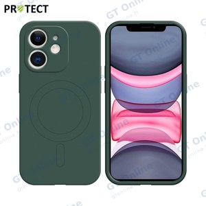 Coque de Protection IZ001 PROTECT pour Apple iPhone 11 MagSafe Vert Foncé