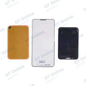 Vitre arrière avec MagSafe, NFC et nappe flash pour Apple iPhone 17 Pro Max (origine, Cosmic Orange)