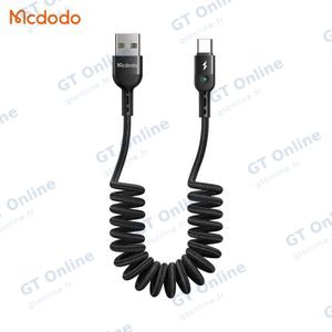 Câble Data USB vers USB-C Mcdodo CA-6420 (avec LED) 1.8m Noir