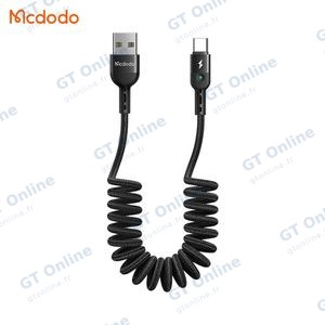 Câble Data USB vers USB-C Mcdodo CA-6420 (avec LED) 1.8m Noir