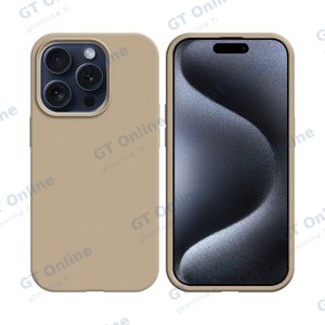 Coque Silicone Compatible pour Apple iPhone 15 Pro (#19) Rose Gold