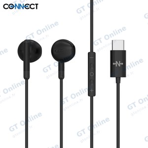 Écouteurs Filaires USB-C CONNECT MC-EFNC01 Noir