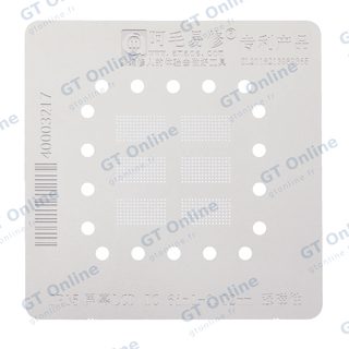 Pochoir de rebillage IC d’écran 6-en-1 à aimantation forte Amaoe 0,12 mm pour iPhone 15