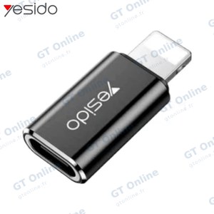 Adaptateur OTG USB-C Femelle vers Lightning Mâle Yesido GS03