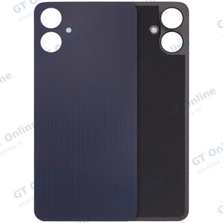Vitre arrière pour Samsung Galaxy A06 4G (A065 / 2024) (sans logo, compatible premium, noir)