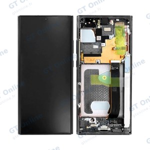 Écran Tactile Oled avec Châssis Samsung Galaxy Note 20 Ultra 5G N986/Galaxy Note 20 Ultra N985 Noir