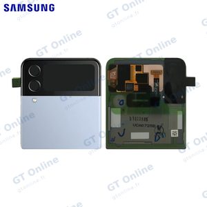 Cache Arrière Original Samsung Galaxy Z Flip 4 5G F721 (Supérieur) GH97-27947D Bleu